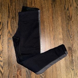 Athleta Fleece Black Jogger Sz M